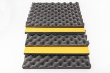 SELF-ADHESIVE EGG PROFILE CONVOLUTED ACOUSTIC SOUNDPROOFING FOAM TILES