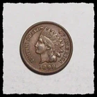 1898 INDIAN HEAD CENT  GREAT COLOR  Nice AU  #15C86