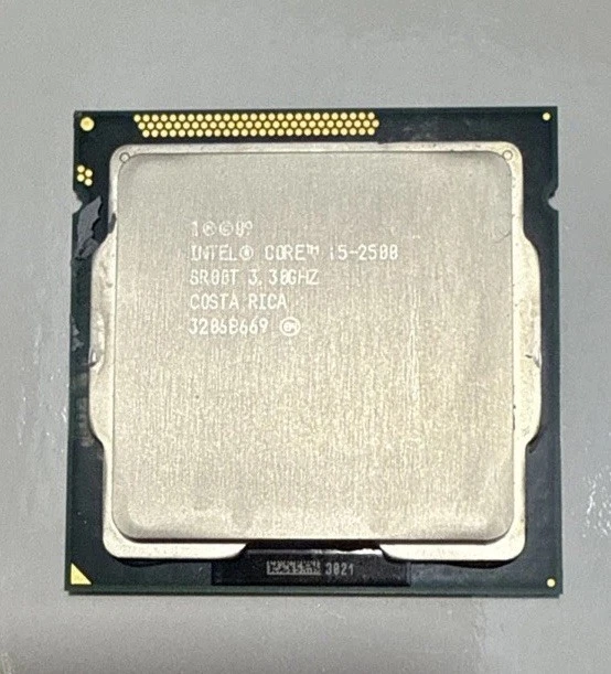 Intel I5-2500 3.3ghz Quad Core Socket 1155 CPU - SR00T - Image 2 of 4