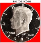 1987-S CLAD PROOF KENNEDY HALF DOLLAR, VERY BEAUTIFUL  PROOF COIN, FAST SHIPPING