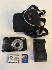 Fuji FinePix JV100 12MP Digital Camera, Battery, Case/Sd 2 Gb Charger Tested