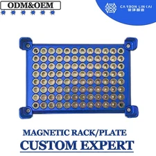 Magnetic rack/Plate OEM ODM expert carbonlinkai 96-well ring- magnet plate rack