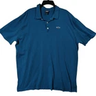 Patagonia Men's XXL Polo Shirt Short Sleeve Shark Logo Organic Cotton