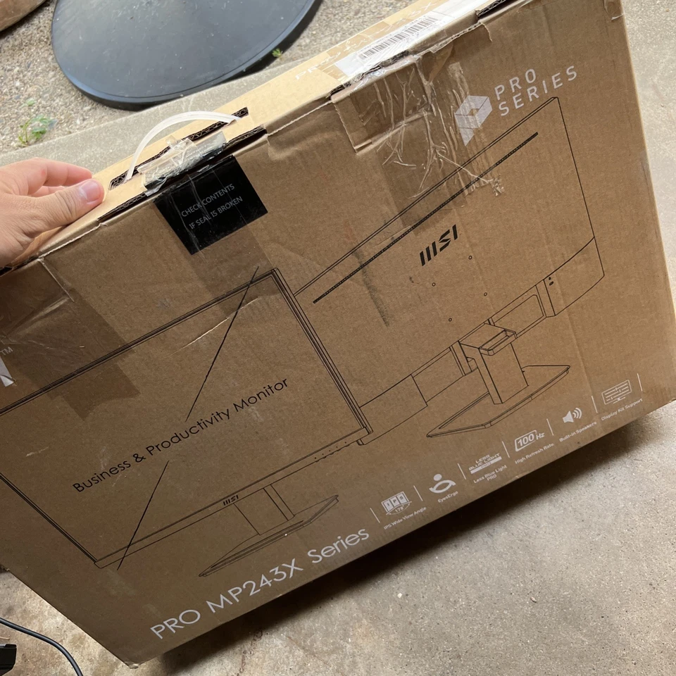 MSI PRO MP243X Monitor - Image 2 of 2