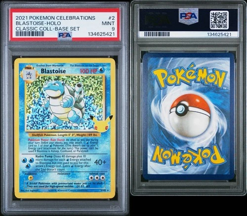 2021 Pokemon Celebrations Blastoise Holo Psa 9