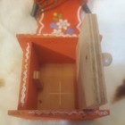 Vintage German wood folk art miniature grandfather clock  Linden Blackforest — photo 9