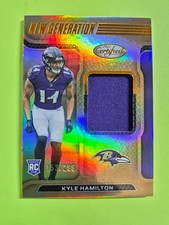 2022 Panini Certified - New Generation Jerseys Kyle Hamilton #NGJ-KH Mirror...