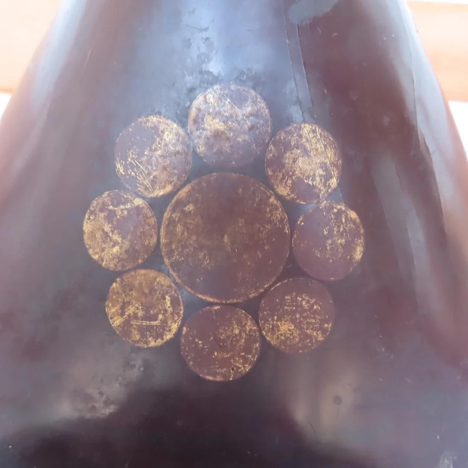 Antiguo sombrero japonés Tonkyo JINKASA JINGASA Samurai Kuyo Crest Yoroi Kabuto JP Foto 2 de 4