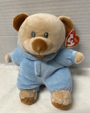 Baby TY - PJ Bear Blue 2021 -New Baby Ty Stuffed Animal Plush Birth B1