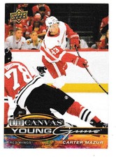 HOCKEY NHL 25/26 UD SERIES 1 CANVAS YOUNG GUNS CARTER MAZUR DETROIT   #C-118