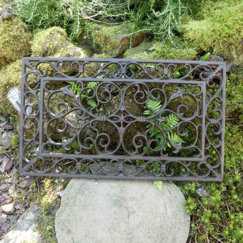 Fußmatte Fußrost Fußabtreter Gusseisen Landhaus Schuhrost Rost Türmatte LH42 - Bild 2 von 4