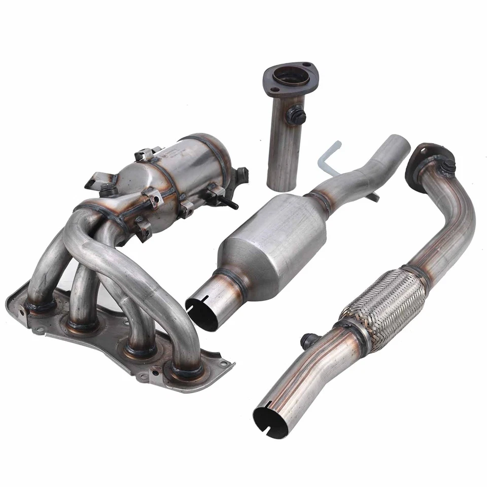 Convertidor catalítico 2 piezas para Toyota Camry 2002-2006 2,4 L delantero + trasero EPA Foto 3 de 4