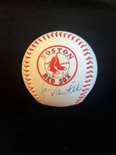Jason Varitek Signed Autographed Boston Red Sox Logo Baseball MLB