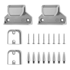 Retractable Baby Gate Replacement Parts Kit- Grey, Gray