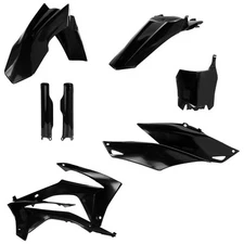 Acerbis Full Plastic Kit Black For Honda CRF250R 2014-2017