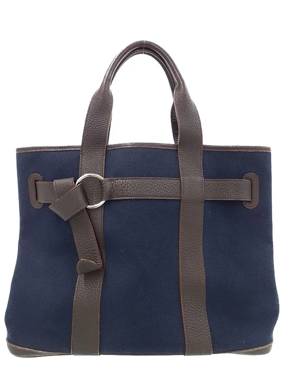 Hermes — Hermes MM Brown Tote Bag 2006 J Stamp Women's #TB1123
