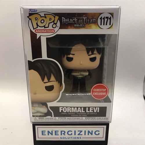 Funko Pop! Attack on Titan Formal Levi #1171 Exclusive w/protector