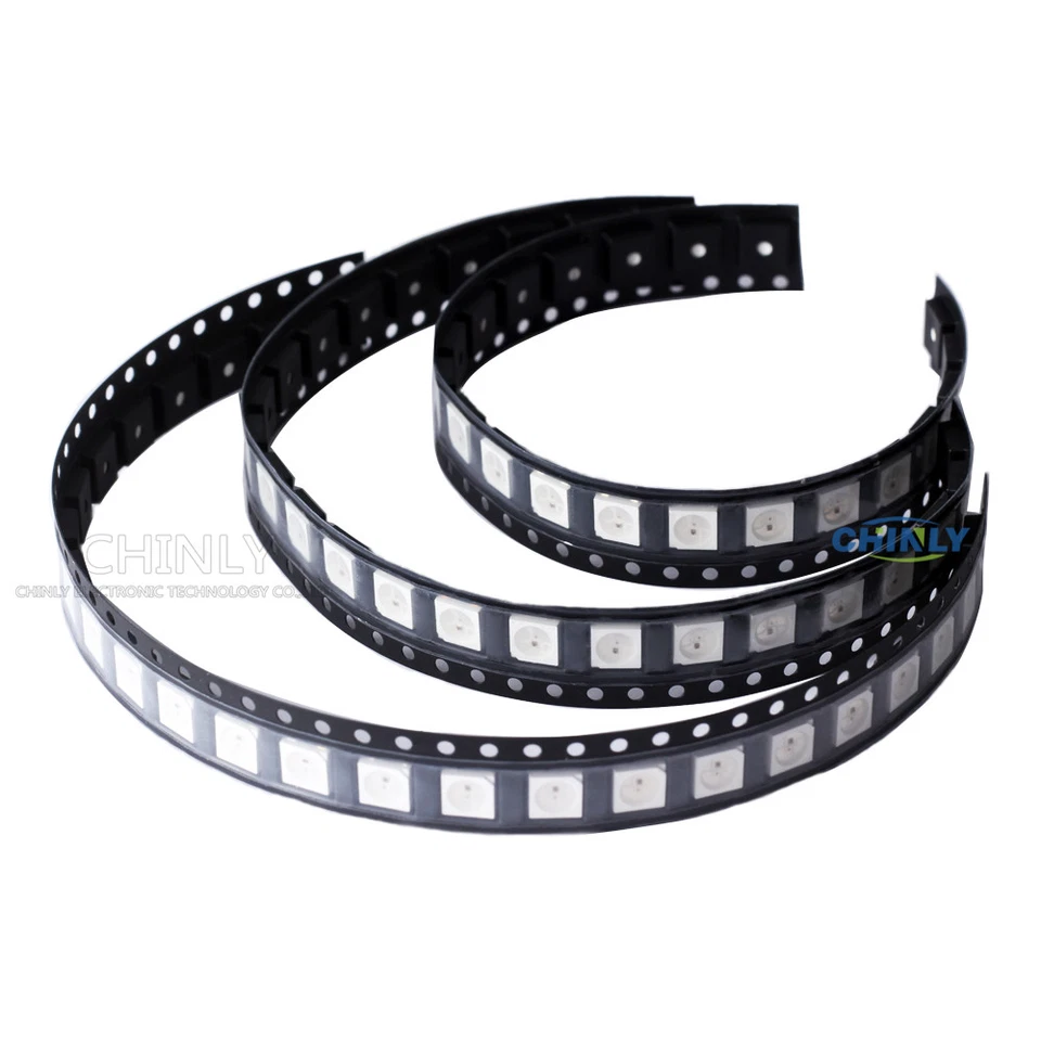 Chip LED WS2812B Tira 5050 SMD Direccionable Individualmente Digital RGB 5V Foto 4 de 4