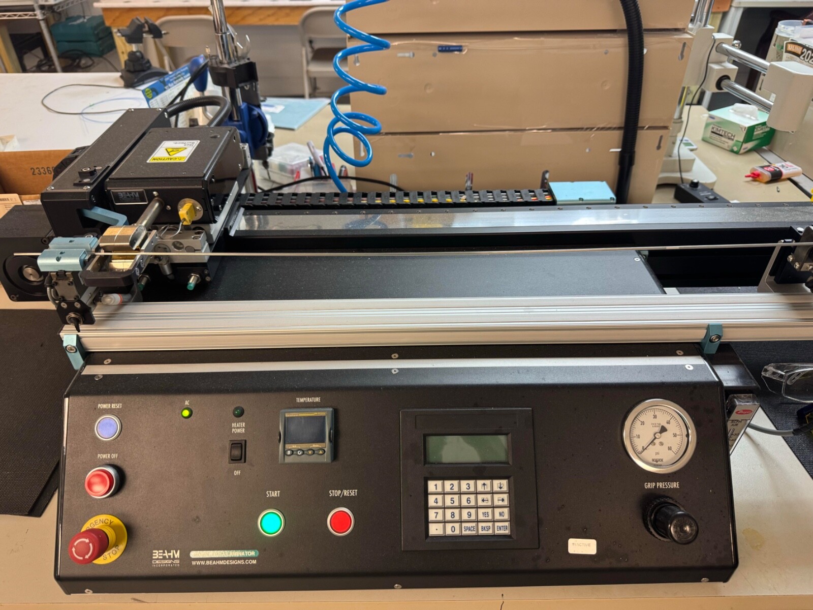 Beahm Designs 410-A Horizontal Laminator working Original Box-image