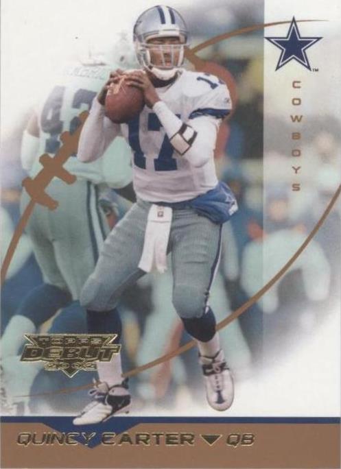 2002 Topps Debut Quincy Carter #17 - 1 of 2