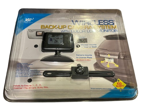 Wireless Back-Up Camera with 2.5" LCD Monitor - USE IN HOUSE OR CAR OR SUV
