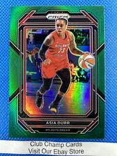 2023 #13 Asia Durr WNBA Panini Prizm Basketball Green Prizm Dream