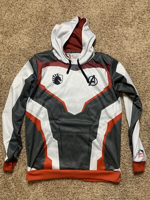 Quantum Realm Iron Man Suit Hoodie Team Liquid X Marvel Avengers