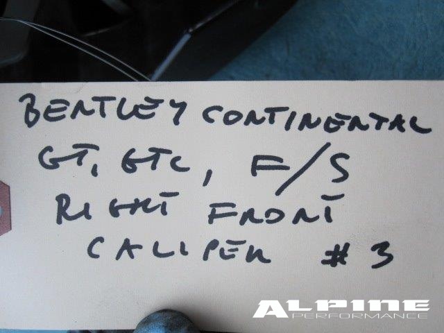 Bentley Continental GT GTC Flying Spur right front brake caliper #3