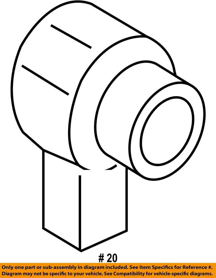Componentes de parachoques Continental Ford OEM 10-20 - Sensor de estacionamiento EM2Z15K859ABPTM Foto 2 de 2
