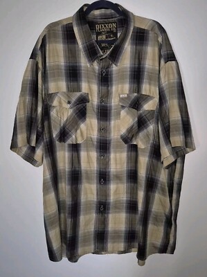 Dixxon Flanell THE CONVOY Bambus Kurzarm Hemd Herren Größe 5XL