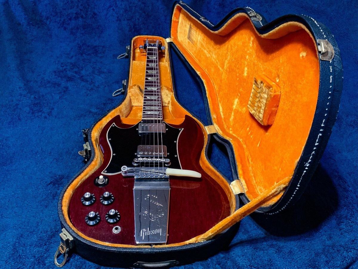 Exquisitely Rare 'Lefty' Left-Handed 1968 Gibson SG Standard
