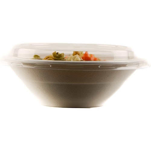 [Confezione da 600] Ciotole profonde monouso rotonde con coperchi 32 oz. - Foto 6 di 6