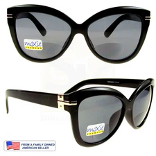 Almost Invisible INNER BIFOCAL SUNGLASS Women's NWT Quality CELEBRITY BIG STYLE