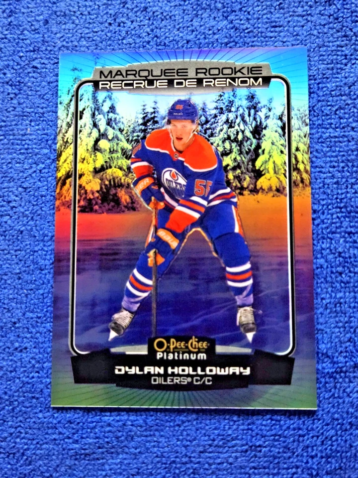 2022-23 DYLAN HOLLOWAY O-Pee-Chee Platinum Pond Hockey Marquee Rookie #207 RARE - Image 4 of 4