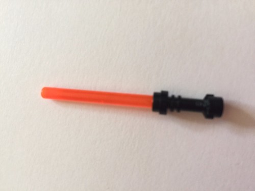 orange lightsaber lego