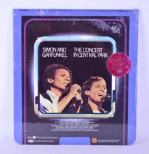 Simon & Garfunkel Concert in Central Park New Sealed CED Videodisc CBS  Stereo