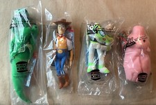 Vintage 1995 Disney  s TOY STORY Set Of 4 Plush Toys MIP 
