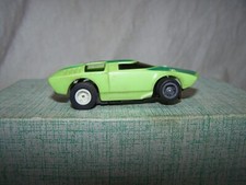 AFX/Aurora/Tomy 1/87th HO Slot Car Twinmill Two Tone Metallic Green RUNS