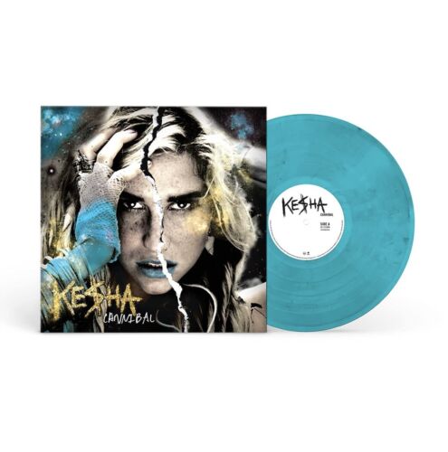Kesha - Cannibal (Limited 🔵 TURQUOISE 🔵 Expanded Edition Vinyl) SEALED - Afbeelding 1 van 7