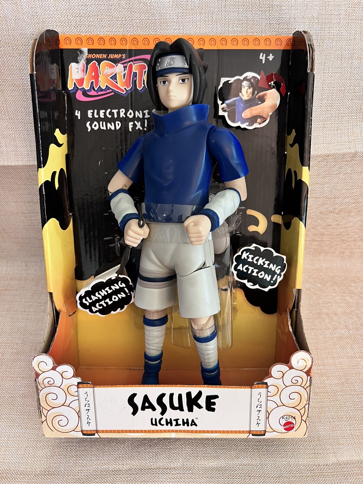 2002 Naruto Sasuke Uchiha 11&rdquo; Shonen Jump&rsquo;s Action Figure Sealed Rare Vintage