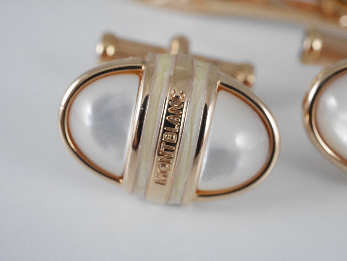 MONTBLANC モンブラン　カフス　ゴールド Montblanc 75th anniversary 1924 limited edition Cufflinks