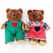 VTG chatterbox Teddy bear Records and Repeats Back 80's Tested Working Lot of 2