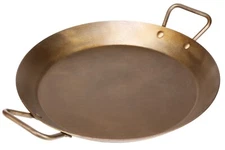 Lodge 15" (CRS15 ) Carbon Steel Skillet with Double Loop Handles Restored