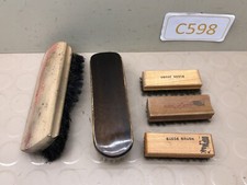 Lot of 5 Vintage Shoe Brushes