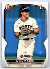 2023 1st Bowman Draft #BD-136 Quinn McDaniel San Francisco Giants Baseball Card