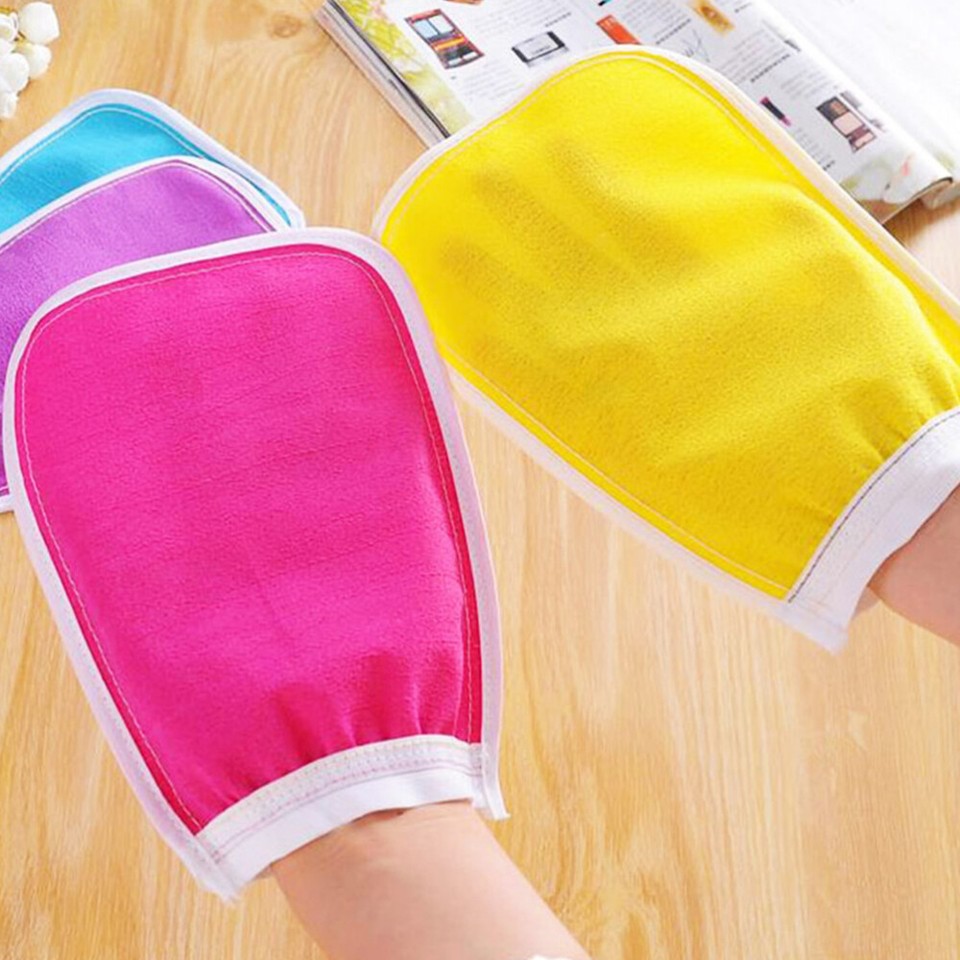 10 Pcs Bath Scrub Mitt Body Scrubber Glove Exfoliating Gloves eBay