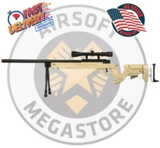 Wellfire SR22 Full Metal Type 22 Bolt Action Sniper Rifle - Dark Earth