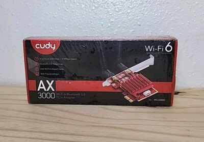 AX3000 Dual Band Wi-Fi 6 PCI Express Adapter with Bluetooth | Cudy model WE3000S