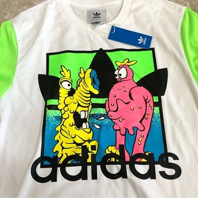 Adidas x Jeremy Scott Men's Artwork Tee H53371 Size S | eBay