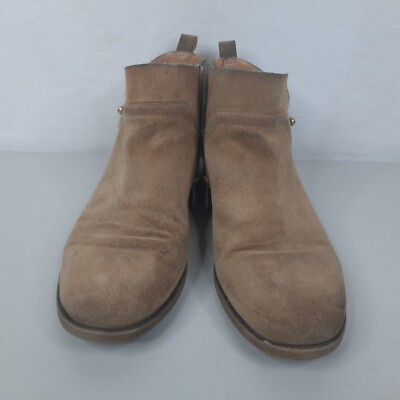 Franco Sarto Brown Womens Shoes Sz US 18.5M Kelton Boots Booties Distressed